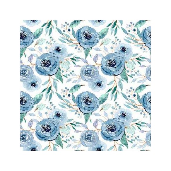 Papel de Parede Adesivo Flores Rosas N759