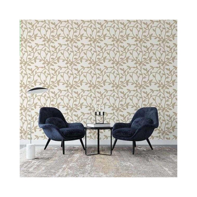 Papel de Parede Adesivo Folha Arabesco N02041