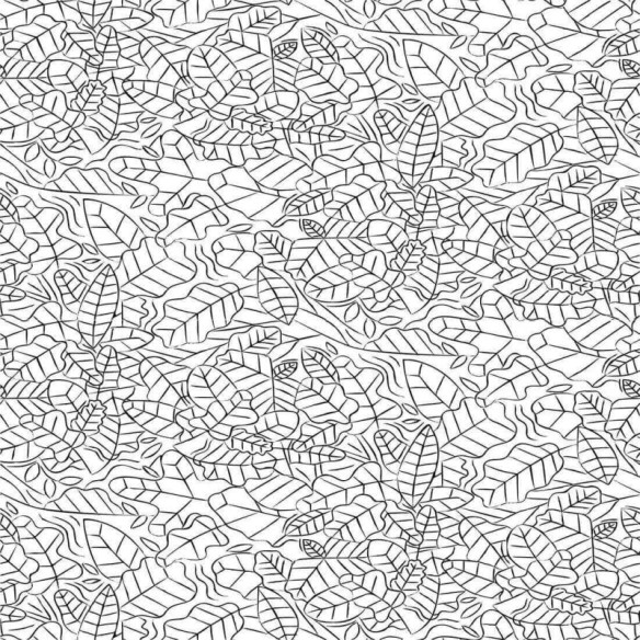Papel de Parede Adesivo Folha Colorir N02141