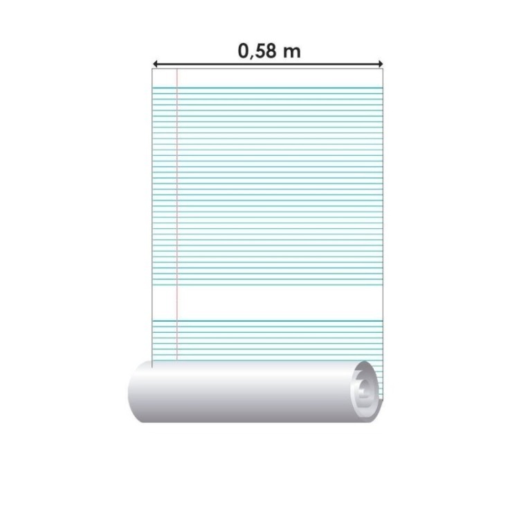 Papel de Parede Adesivo Folha de Caderno...