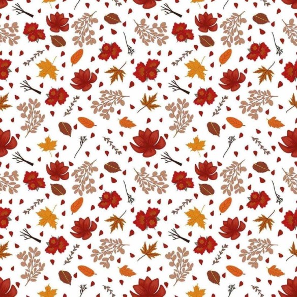 Papel de Parede Adesivo Folha Floral N02102