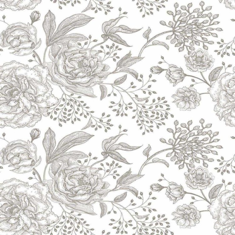 Papel de Parede Adesivo Folha Floral N02106