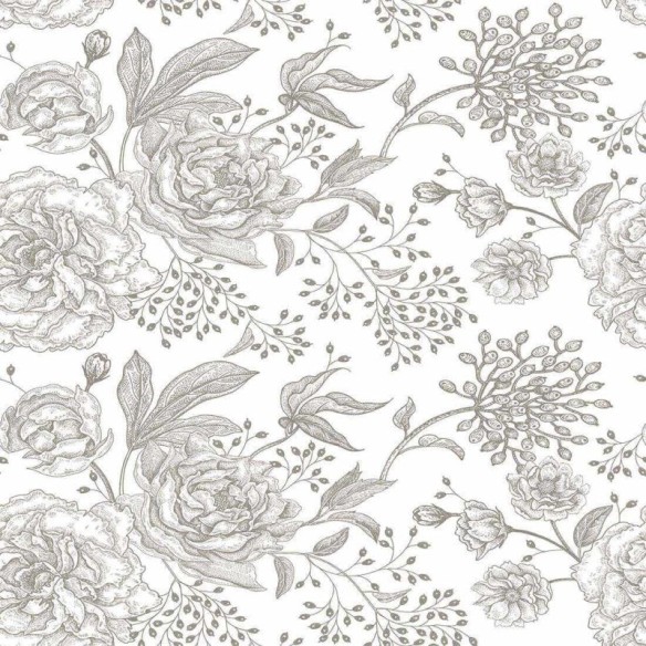 Papel de Parede Adesivo Folha Floral N02106