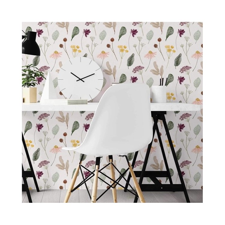 Papel de Parede Adesivo Folha Floral N02140