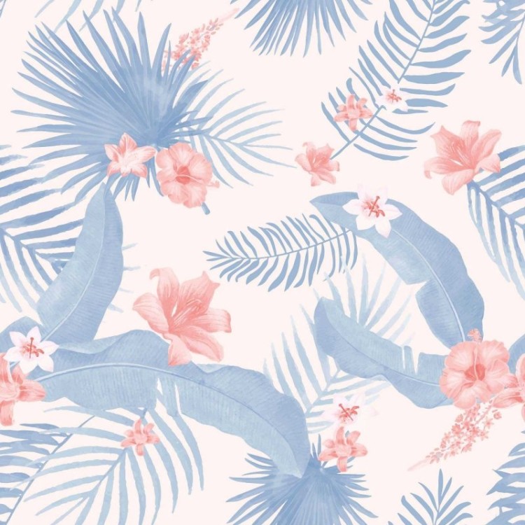 Papel de Parede Adesivo Folha Floral N02271