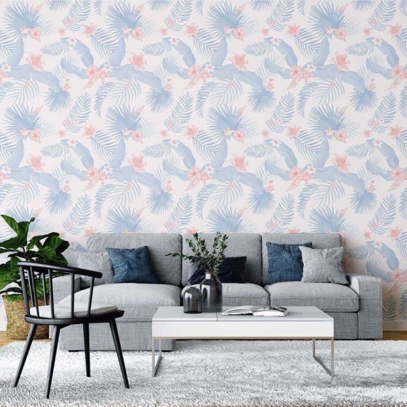 Papel de Parede Adesivo Folha Floral N02271