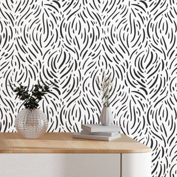 Papel de Parede Adesivo Abstrato Animal Print N017044