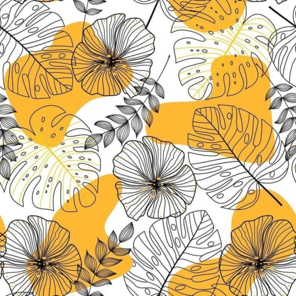 Papel de Parede Adesivo Folha Natureza N02021