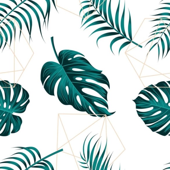 Papel de Parede Adesivo Folha Natureza N02273