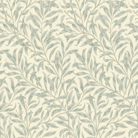Papel de Parede Adesivo Folhagem Bege e Verde N04237