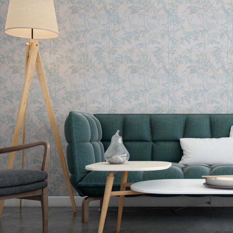 Papel de Parede Adesivo Folhagem Texturizada...