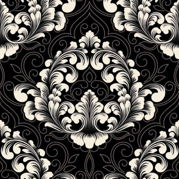 Papel de Parede Adesivo Abstrato Arabescos N014196