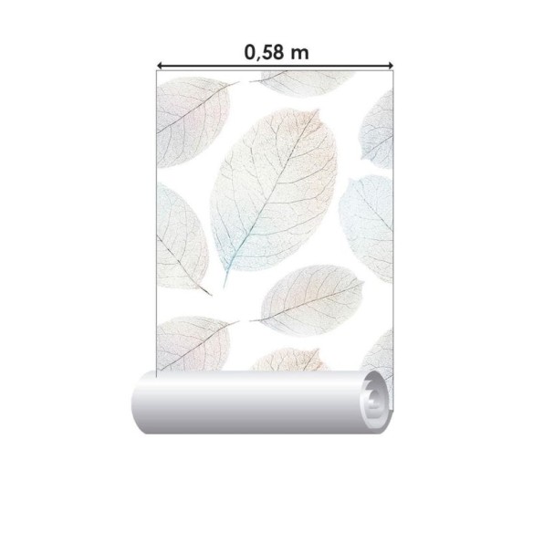 Papel de Parede Adesivo Folhas  N010059