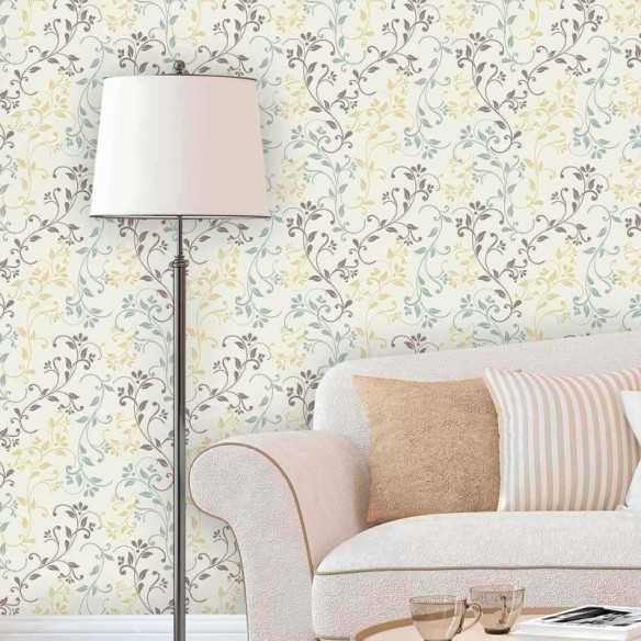 Papel de Parede Adesivo Folhas 0174