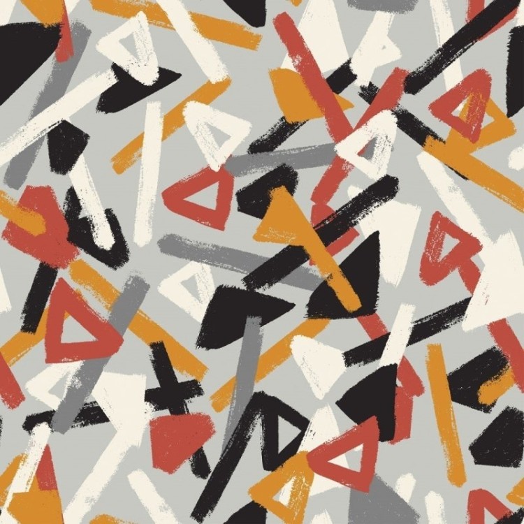 Papel de Parede Adesivo Abstrato Artístico N018003