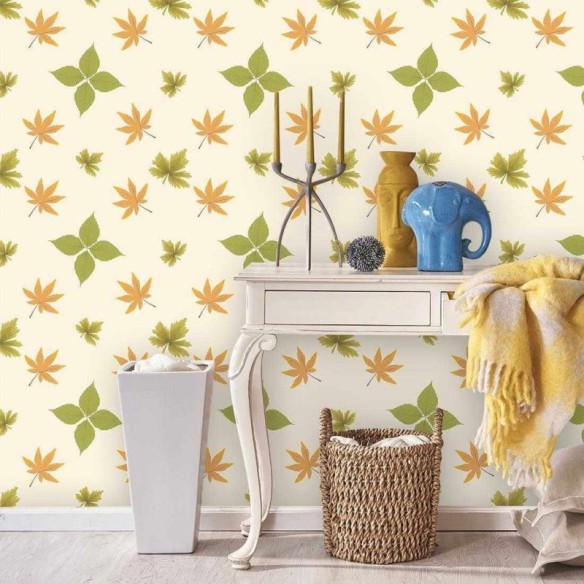 Papel de Parede Adesivo Folhas 1261