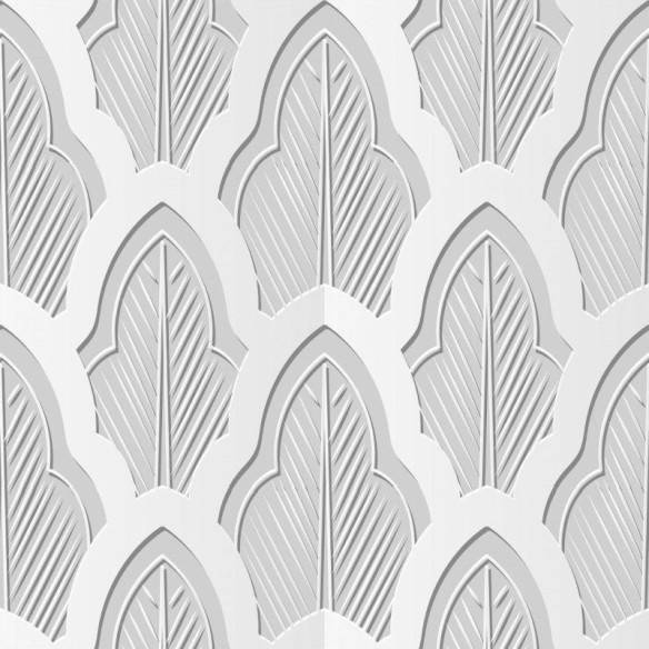 Papel de Parede Adesivo Folhas 3D N015120