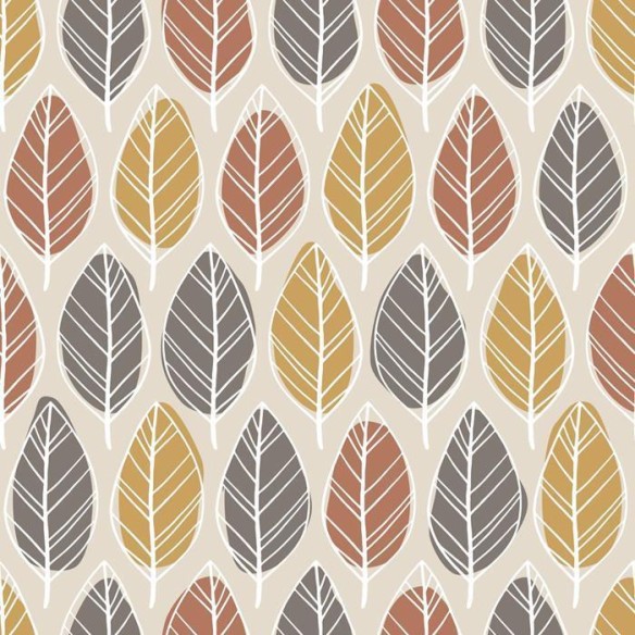 Papel de Parede Adesivo Folhas Abstratas N09037
