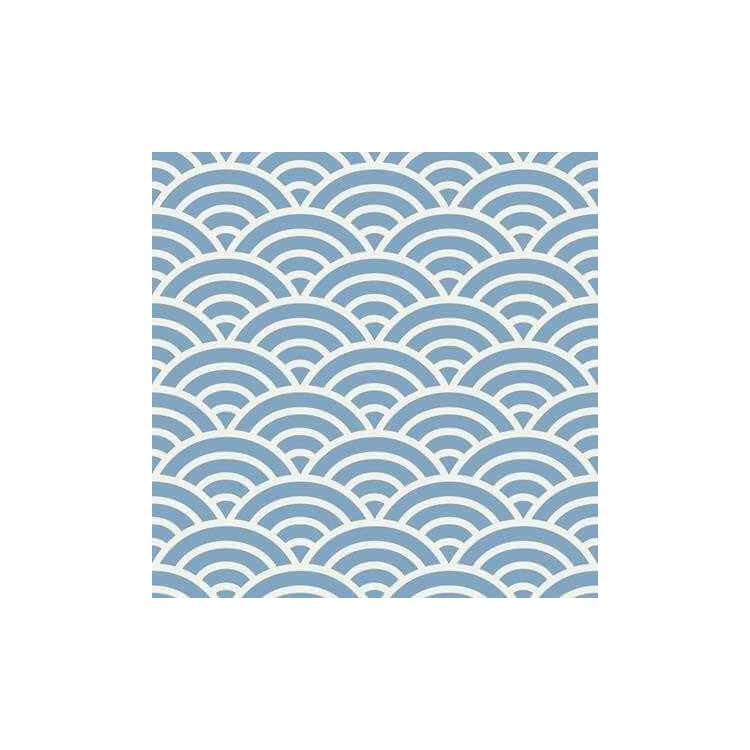 Papel de Parede Adesivo Abstrato Azul 0184