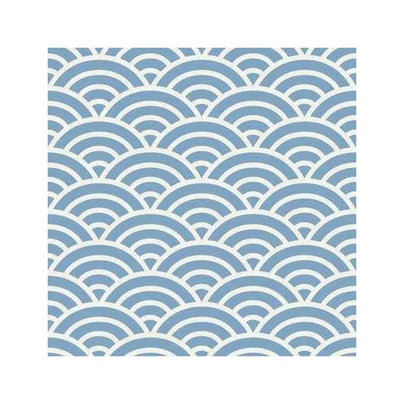 Papel de Parede Adesivo Abstrato Azul 0184