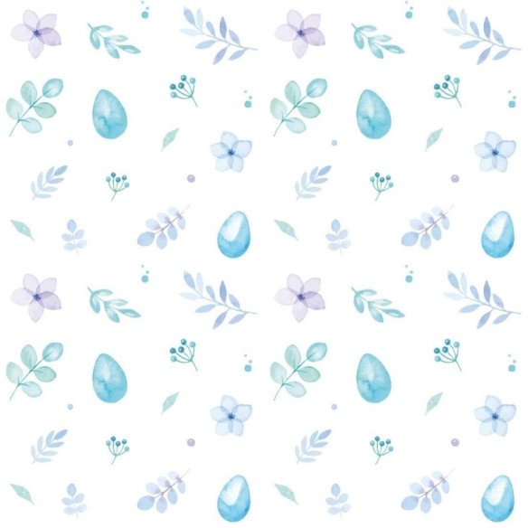 Papel de Parede Adesivo Folhas e Flores Aquarela N017042