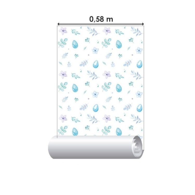 Papel de Parede Adesivo Folhas e Flores...