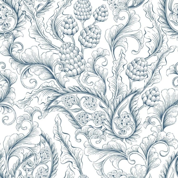 Papel de Parede Adesivo Folhas e Frutos N09062