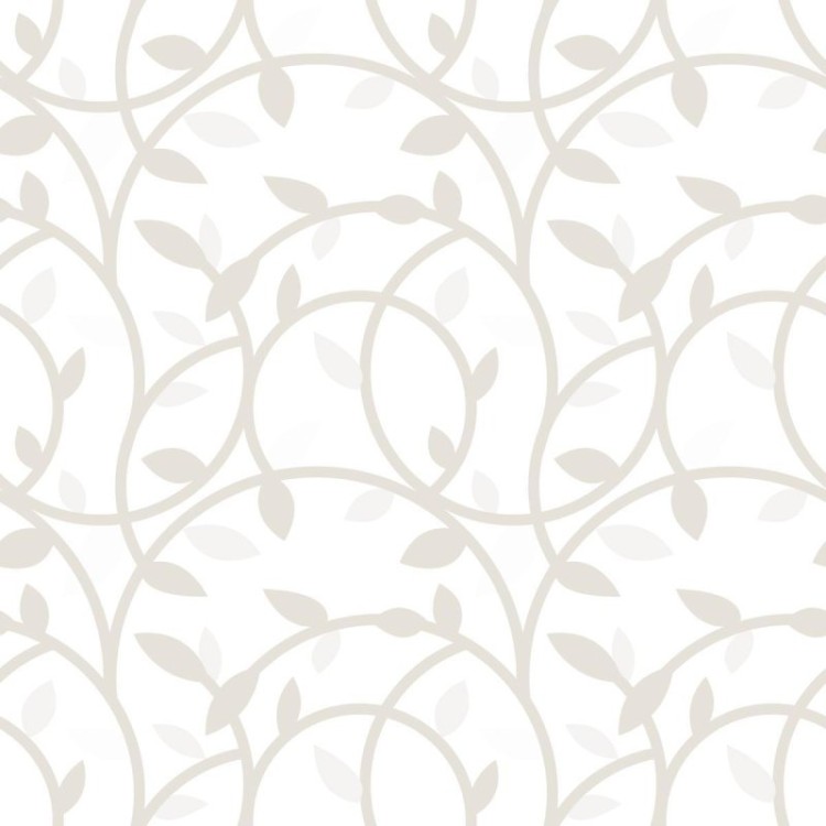 Papel de Parede Adesivo Folhas e Ramos Bege N09051