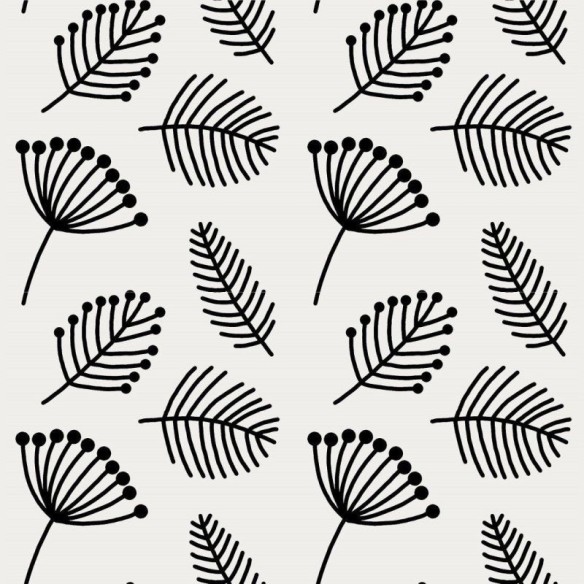 Papel de Parede Adesivo folhas minimalista N014095