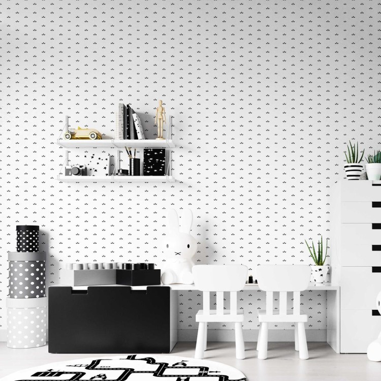 Papel de Parede Adesivo Folhas Minimalistas em...