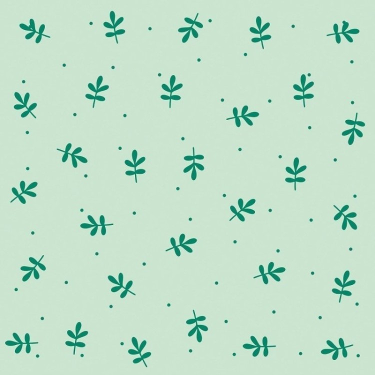 Papel de Parede Adesivo Folhas Minimalistas...