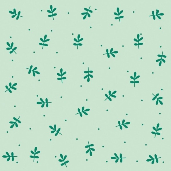 Papel de Parede Adesivo Folhas Minimalistas N017023
