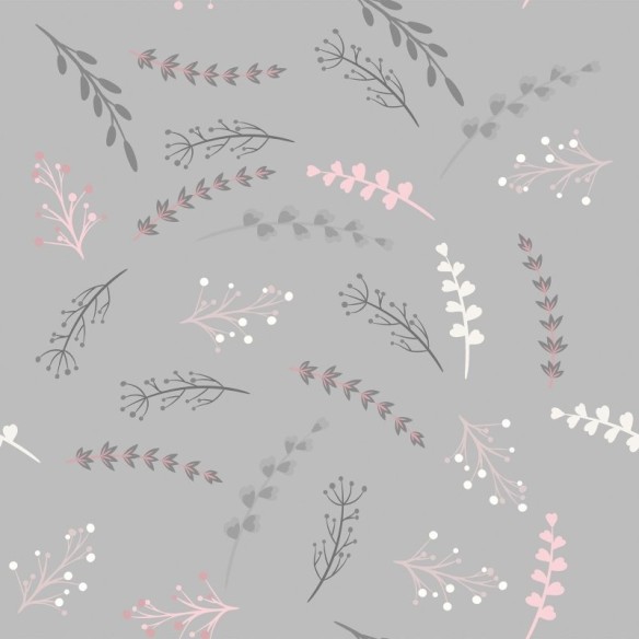 Papel de Parede Adesivo Folhas Minimalistas N017064