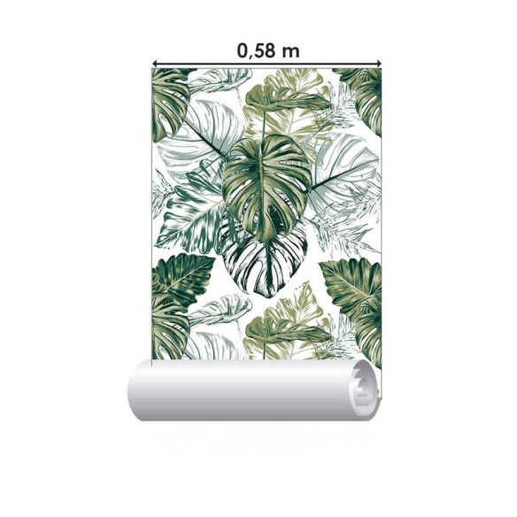 Papel de Parede Adesivo Folhas N010164