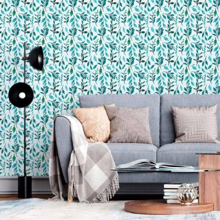 Papel de Parede Adesivo Folhas N013120