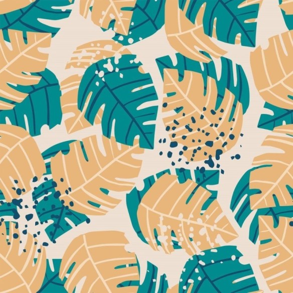 Papel de Parede Adesivo Folhas N013239