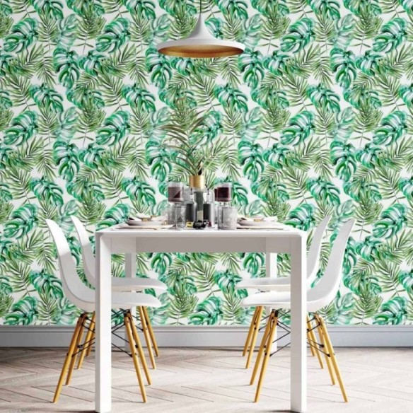 Papel de Parede Adesivo Folhas N014108