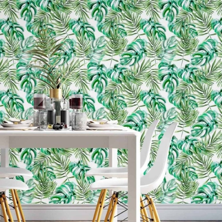 Papel de Parede Adesivo Folhas N014108