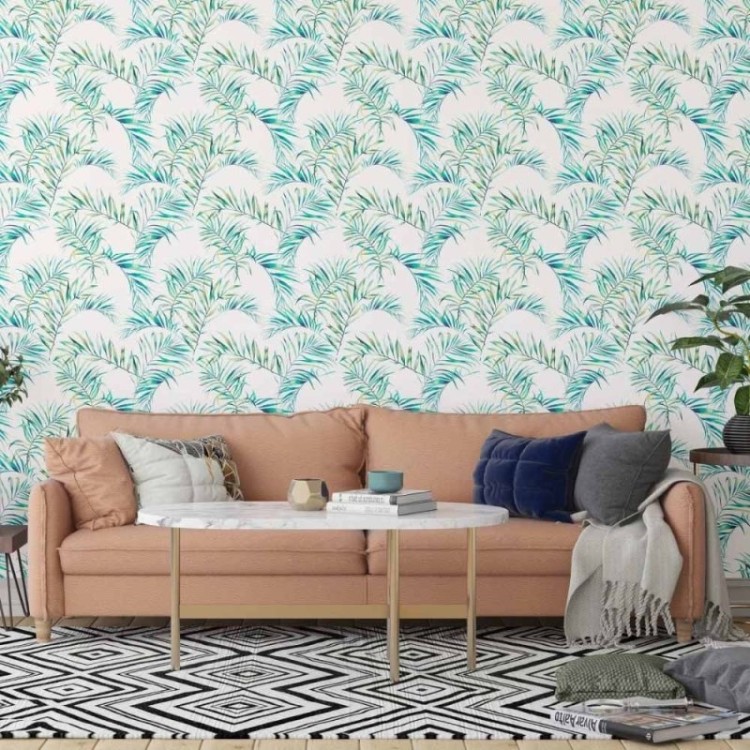 Papel de Parede Adesivo Folhas N014186