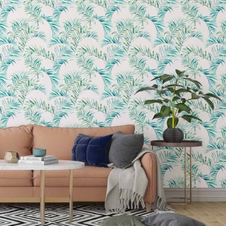 Papel de Parede Adesivo Folhas N014186