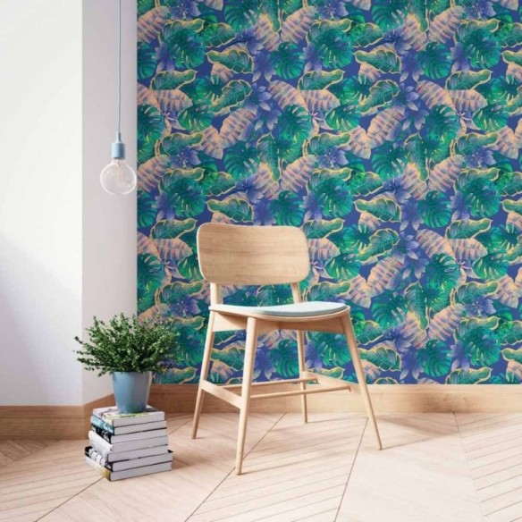 Papel de Parede Adesivo Folhas N014189