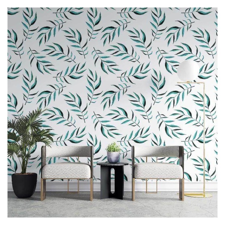 Papel de Parede Adesivo Folhas N02132