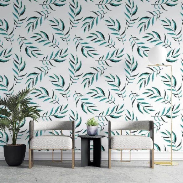 Papel de Parede Adesivo Folhas N02132