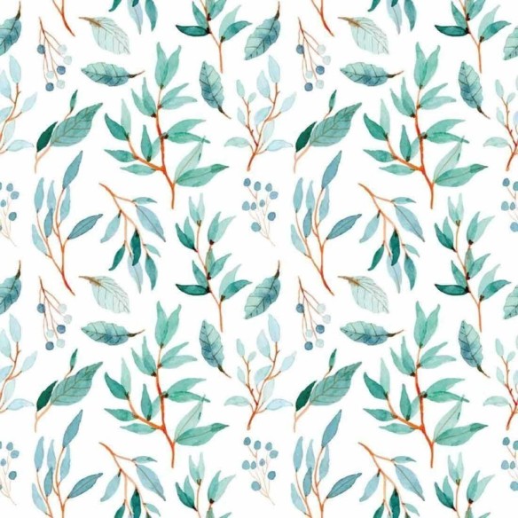 Papel de Parede Adesivo Folhas N02134
