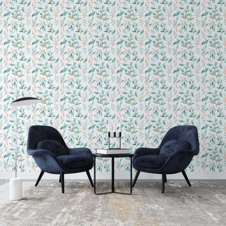 Papel de Parede Adesivo Folhas N02134