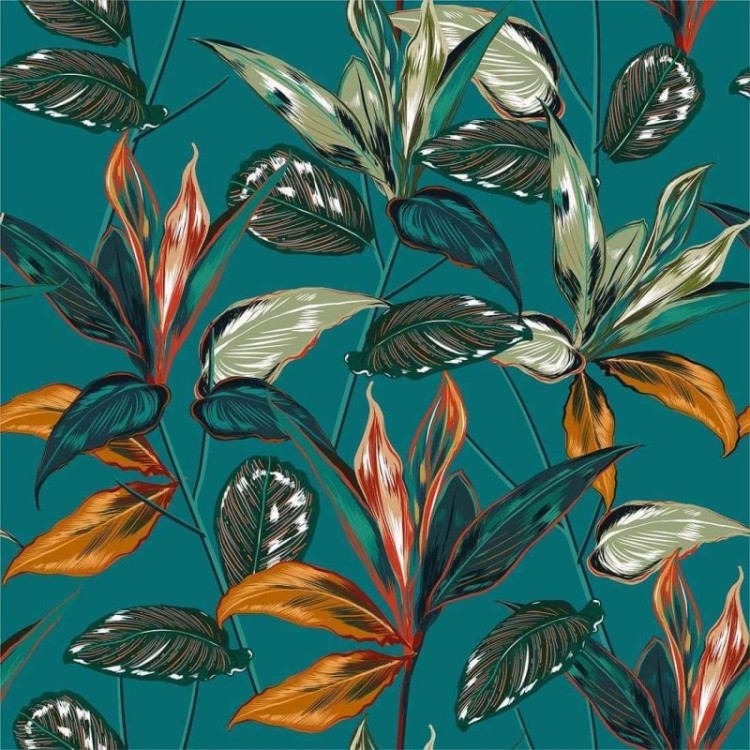 Papel de Parede Adesivo Folhas N1367