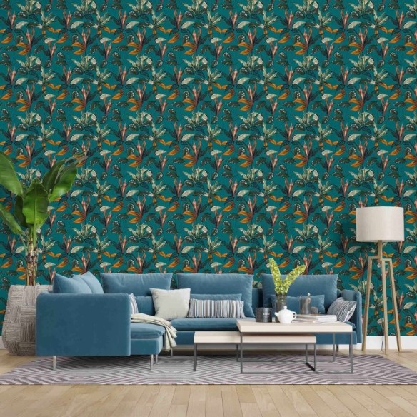 Papel de Parede Adesivo Folhas N1367