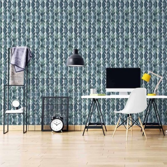Papel de Parede Adesivo Folhas N184679D