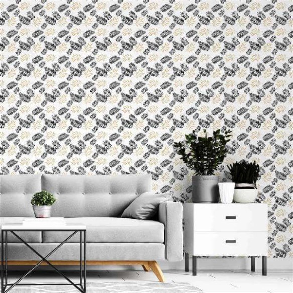 Papel de Parede Adesivo Folhas N204491