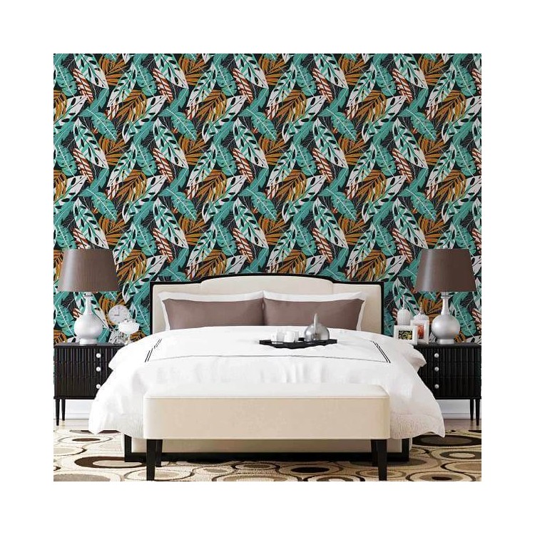 Papel de Parede Adesivo Folhas N20527